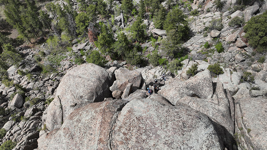 rocking climbing at via feratta