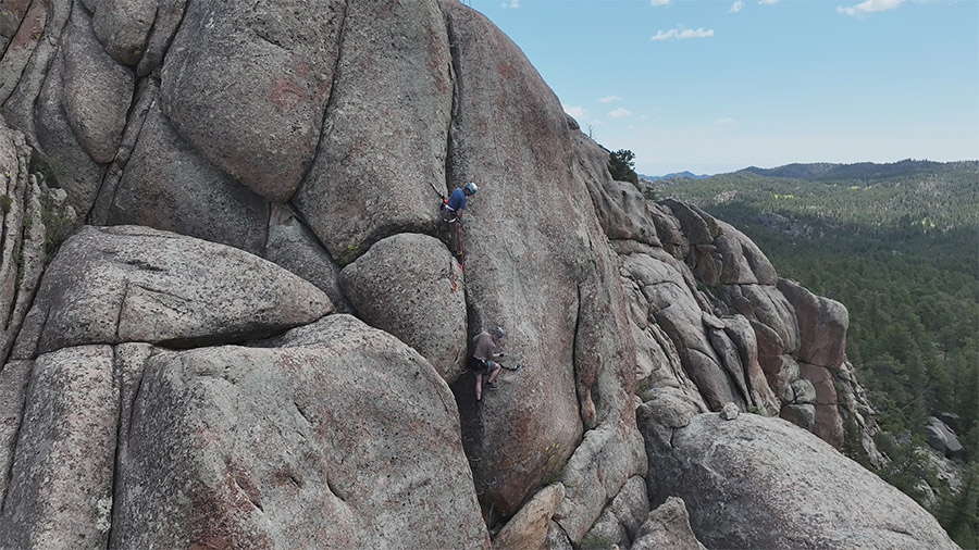 rocking climbing at via feratta