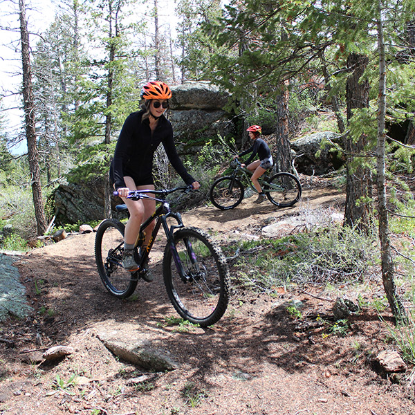mountain biking on shoshana ranch
