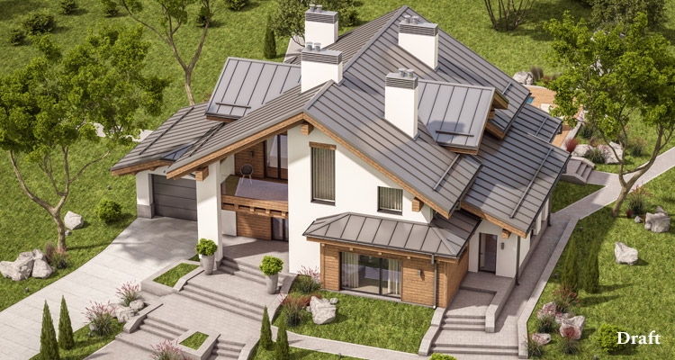 rendering for new home build