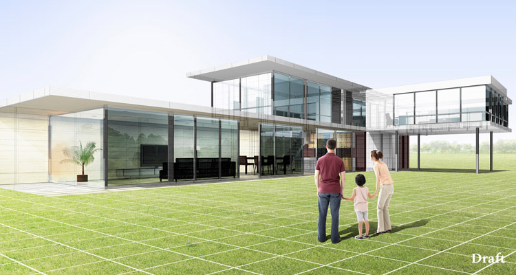 rendering for new home build