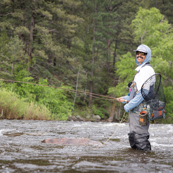 flying fishing in poudre river