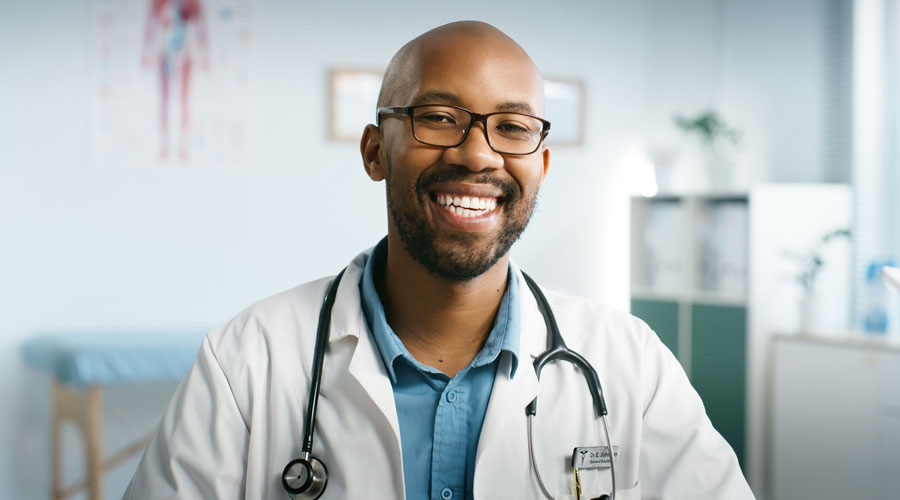 smiling doctor