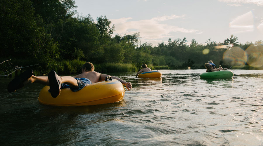 river tubing