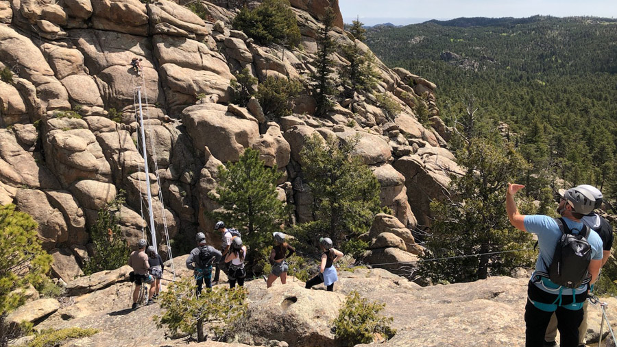 rock climbing near shoshana ranch