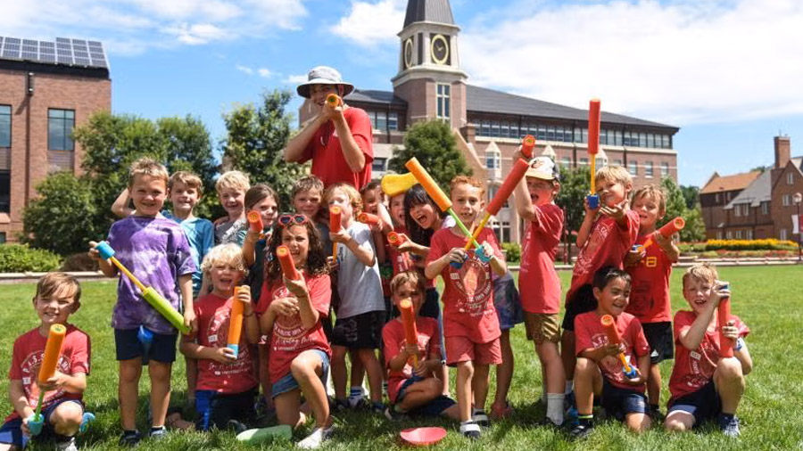 camp team photo at DU mountain campus