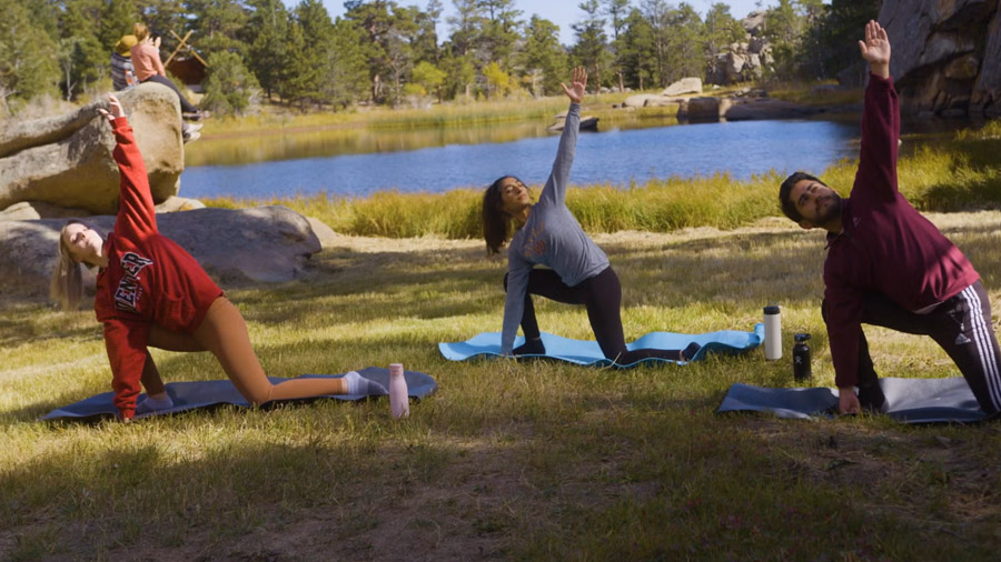 yoga at DU Mountain Campus