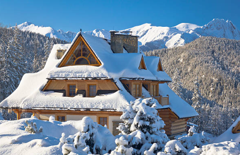 Mountain Home for Rental Income in Colorado with forested mountain view